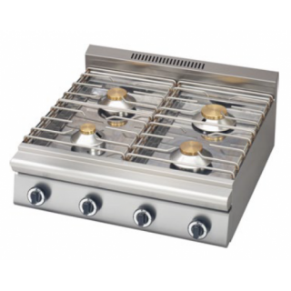 Εστία αερίου τετραπλή επιτραπέζια ΣΕΙΡΑ 70  80χ70χ27 εκ PN-GM470