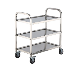 Τρόλεϊ Σερβιρίσματος Inox 3 επιπέδων VE11X