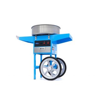 Επαγγελματικη μηχανη μαλλι της γριας – Ø 52cm - Μπλε  με καρότσι MAX-09506003