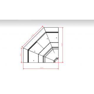 Βιτρίνα συντήρηση PROXIMA NW90 Igloo 128X115,3X116 εκ χωρίς μοτέρ εκ VS-PROXIMA  NW90 remote