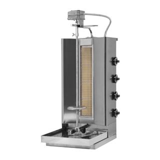 Γυριέρα αερίου με 4 εστίες κάθετες για 25-30 kg PN-RG40 40X48X105 εκ