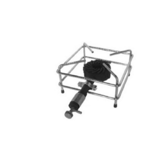 Εστία αερίου χρωμίου VMΧ-301D  300X300X160mm