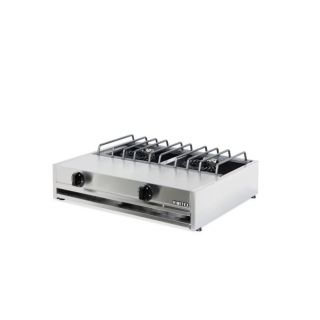 Εστία αερίου με 2 καυστήρες και σχαράκι VMX-302A Ø45