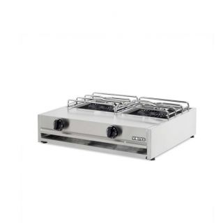 Εστία αερίου με 2 καυστήρες και σχαράκι  70,5χ62,5χ20 εκ VMX-302A ECO