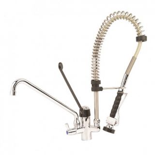 Καταιωνιστήρας επιτραπέζιος τύπου bar 1 οπής με βρύση & θερμομίκτη INX-3917-3