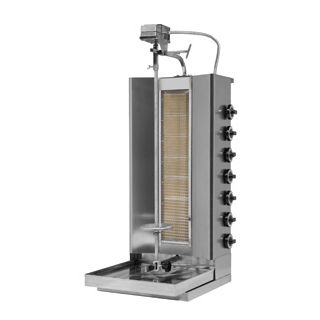 Γυριέρα αερίου με 7 εστίες οριζόντιες για 120 kg PN-RG120 40X48X120 εκ