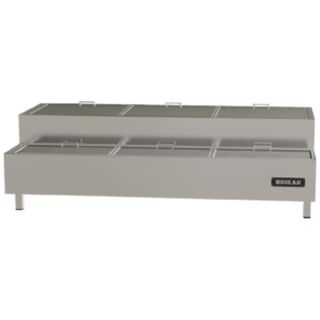 Επαγγελματική ανοξείδωτη σουβλακιέρα-ψησταριά επιτραπέζια δύο επιπέδων κάρβουνου VKN-CGD1 50X60X44 εκ