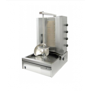 Γυριέρα  αερίου με 4  καυστήρες Μοτέρ Kάτω 50X70X94 εκ VMX-904B