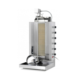 Γυριέρα  αερίου με 6 καυστήρες Μοτέρ Πάνω  50χ50χ107 εκ  VMX-906