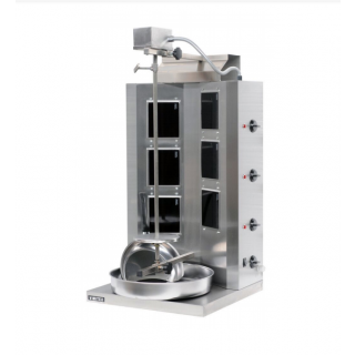 Γυριέρα  Hλεκτρική  με 6 κεραμικές εστίες  Μοτέρ Πάνω  50Χ50Χ107 εκ   VMX-906EL