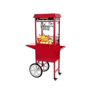 Μηχανή Popcorn 150g /1350W CE140-123 ΣΕΤ με καρότσι