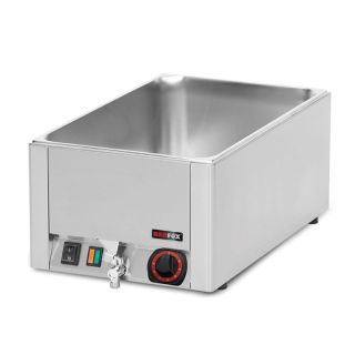 Bain Marie μονό για GN 1/1 με βρυσάκι απορρόης BMV 1115