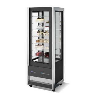 Βιτρίνα συντήρηση πανοραμική  CRISTAL TOWER 75 RV TN BLACK