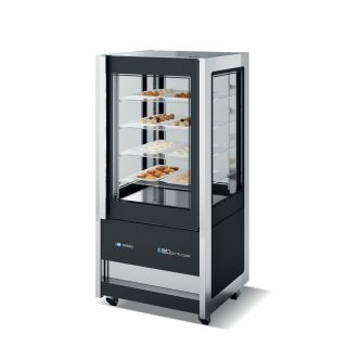 Βιτρίνα κατάψυξη-συντήρηση πανοραμική CRISTAL TOWER 75LH RV TB/TN BLACK