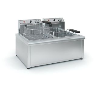 ΕΠΑΓΓΕΛΜΑΤΙΚΗ ΗΛΕΚΤΡΙΚΗ ΦΡΙΤΕΖΑ ΔΙΠΛΗ TZ-F1002(2Χ5-7 lt) 230V 62x53x41 cm