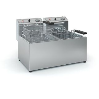 ΕΠΑΓΓΕΛΜΑΤΙΚΗ ΗΛΕΚΤΡΙΚΗ ΦΡΙΤΕΖΑ ΔΙΠΛΗ TZ-F1003/380V(2X5-7 lt)  56Χ43Χ38 εκ