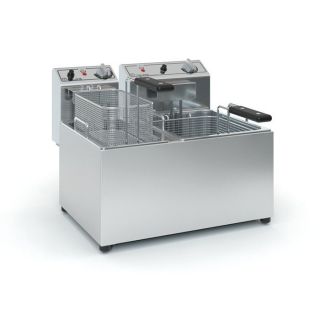 ΕΠΑΓΓΕΛΜΑΤΙΚΗ ΗΛΕΚΤΡΙΚΗ ΦΡΙΤΕΖΑ ΔΙΠΛΗ TZ-F1007 (4+7 lt) 380V 48x43x38 cm