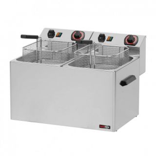 Φριτέζα ηλεκτρική διπλή Redfox επιτραπέζια  54x42x30 εκ FE77 T