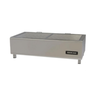 Επαγγελματική ανοξείδωτη ψησταριά επιδαπέδια μονή κάρβουνου VKN-CGS7 200X50X27 εκ