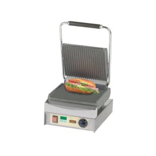 Τοστιέρα Panini Master κάτω Λείο πάνω Ραβδωτό