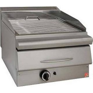 Γκριλλ-σχάρα  αερίου μονή επιτραπέζια Βασική εκδοση 60χ53χ34 εκ PN- GS 60