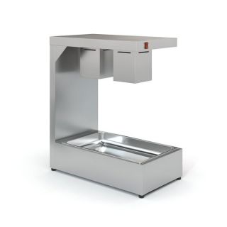 Επαγγελματικό Θερμαντικό Τροφίμων μονό  Inox HOTCON TZ- H35 για 1 GN 1/1  35X60X80 εκ