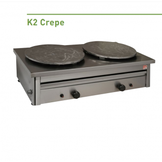 Κρεπιέρα αερίου διπλή Φ38,5 85χ46χ20 εκ PN-K2 crepe