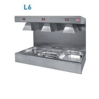 Θερμαντικό hot con με 6 λάμπες επιτραπέζιο 100χ60χ77 εκ PN-L6