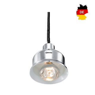 Θερμαντική λυχνία με σύστημα αιώρησης - ανύψωσης ασημί 114279