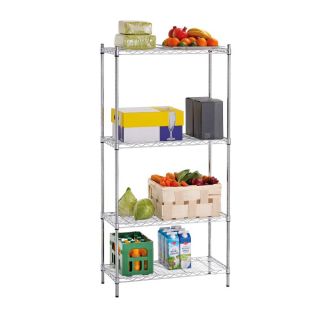 Ραφιέρα χρωμίου 4 επιπέδων 150 kg 601151