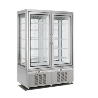 Βιτρίνα κατάψυξη - συντήρηση πανοραμική διπλή 840 lt 7703VNP CLASSICA