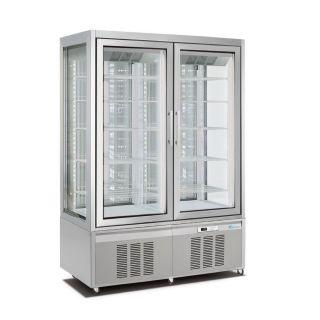 Βιτρίνα κατάψυξη - συντήρηση πανοραμική διπλή 850 lt 7716VNP CLASSICA