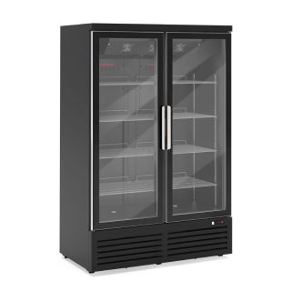 Βιτρίνα κατάψυξης διπλή με ανοιγόμενες πόρτες ACM120 BLACK