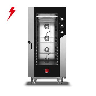 Φούρνος κυκλοθερμικός ηλεκτρικός με υγραντήρα 16 θέσεων (600x400mm) MKF 1664 S