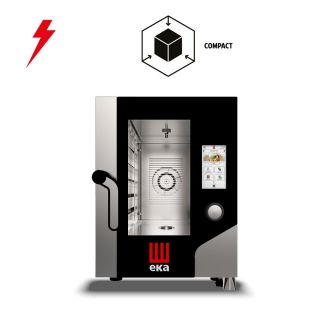 Φούρνος Compact 6 θέσεων GN 1/1 απευθείας ψεκασμού με ενσωματωμένο πλύσιμο MKF 611 CTS