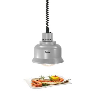 Θερμαντική λυχνία με σύστημα αιώρησης - ανύψωσης ασημί ματ 114278