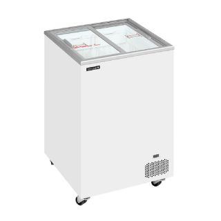 Καταψύκτης με ίσια συρόμενα κρύσταλλα 570x570x897mm IC101SC