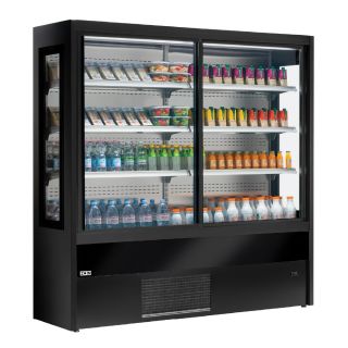 Self service με συρόμενες πόρτες και πανοραμικά πλαϊνά  OLIMPO B200 SP VIEW 1000 BLACK