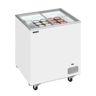 Καταψύκτης με ίσια συρόμενα κρύσταλλα 720x630x892mm IC201SC