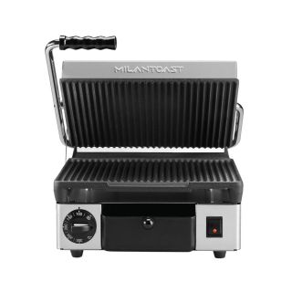 Τοστιέρα μονή ραβδωτή πάνω & κάτω 16000