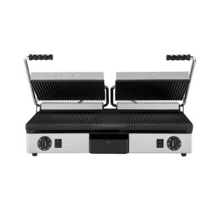 Τοστιέρα διπλή ραβδωτή πάνω & κάτω 16050