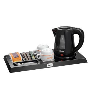 Tea station μαύρο γυαλιστερό για 1 κανάτα 200120 | 1145SH