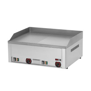 Πλατώ ηλεκτρικό διπλό 1/2 λείο 1/2 ραβδωτό FTHR 60 Ε