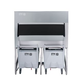 Αποθήκη για παγομηχανή με 2 καρότσια 617+224Kg SCD600