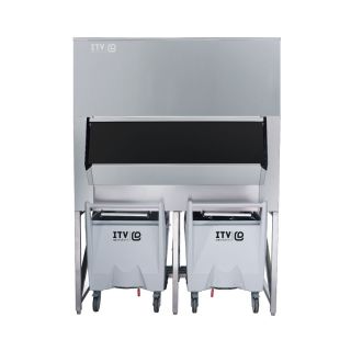 Αποθήκη για παγομηχανή με 2 καρότσια 812+224Kg SCD800