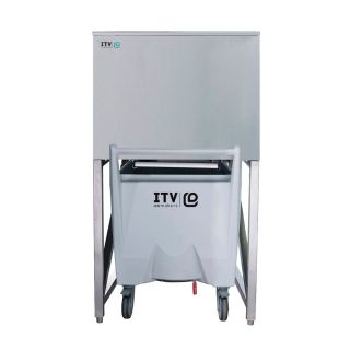 Αποθήκη για παγομηχανή με καρότσι 140+112 Kg SCS150